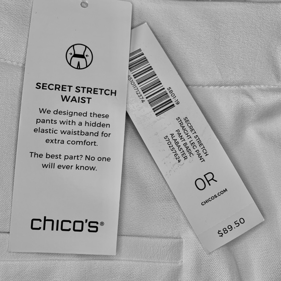 Chico's Secret Stretch Straight Leg Pants - Picture 4 of 4